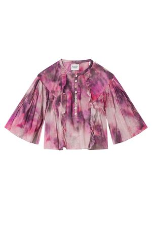 Top Vaporoso Veelia In Voile Di Cotone Stampato MARANT ÉTOILE | HT0854FAD1J13E40PK